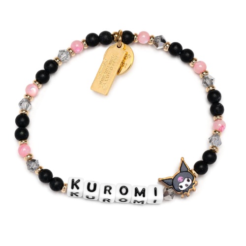 Kuromi x Little Words Project Beaded Bracelet - Multicolor / M/L