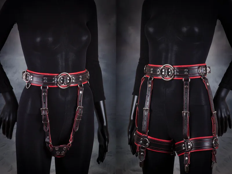 Handmade Wand Holding Harness | BitchesLoveLeather