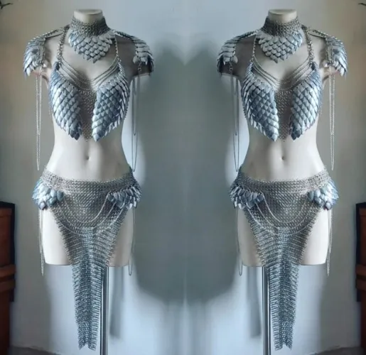 Silver Chainmail Full Set