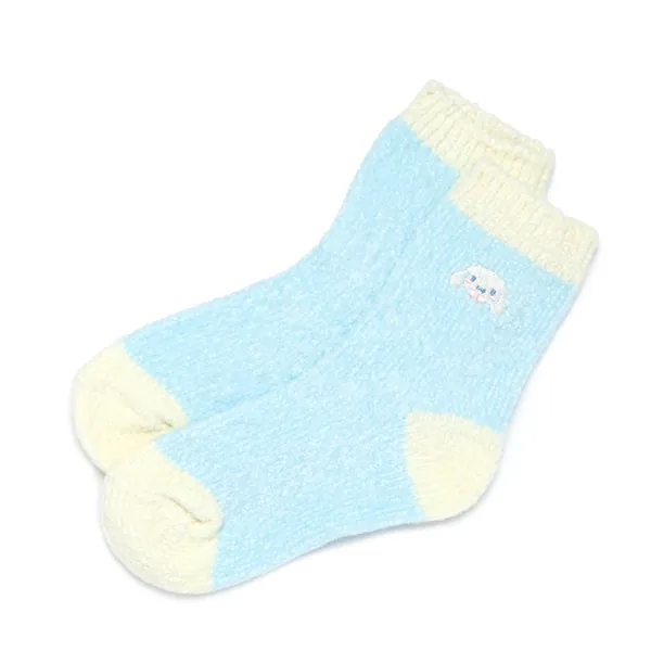 Cinnamoroll Embroidered Chenille Ankle Socks