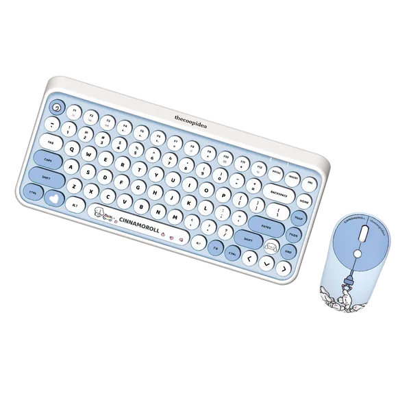 Sanrio TAPPY Wireless Keyboard Set - Cinnamoroll