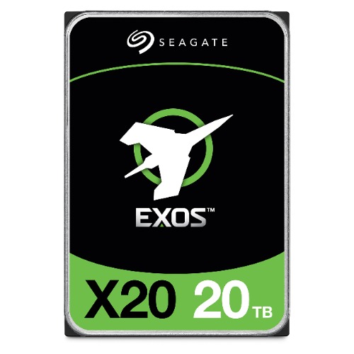 Seagate Exos X20 20TB SATA HDD SATA 6Gb/s 7200 RPM (ST20000NM007D) - 20 TB