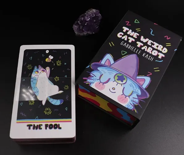 The Weird Cat Tarot Deck and Guidebook
