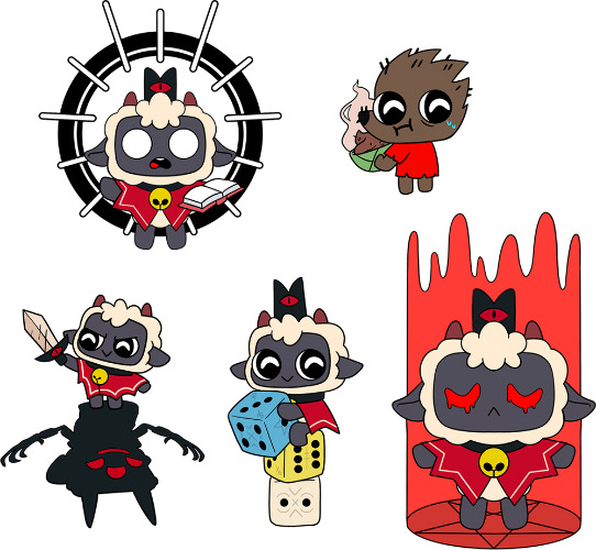 Cult of the Lamb Pin Set