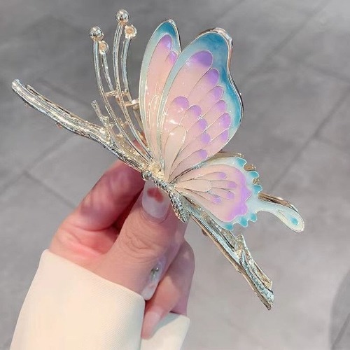 Flutter Hair Clips - Pastel Butterfly