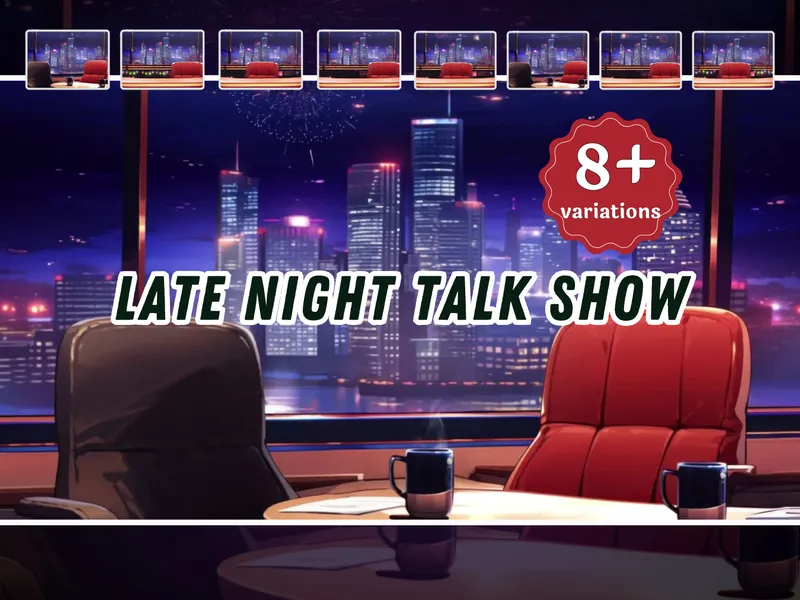 Animated Overlays | Late Night Talk Show