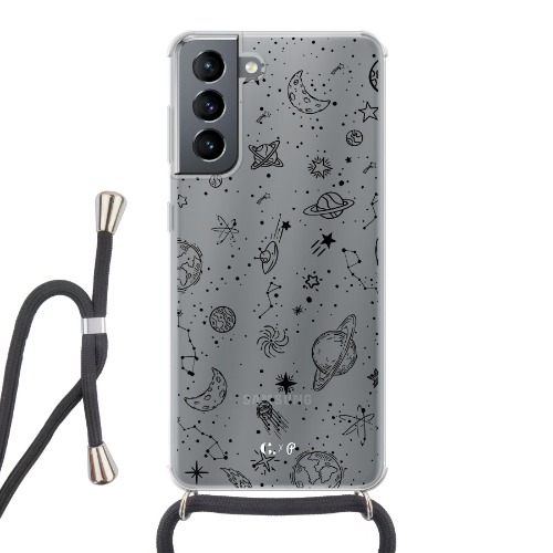 Candy x perf Galaxy Black Crossbody Samsung Telefoonhoesje | Samsung / Samsung Galaxy A52