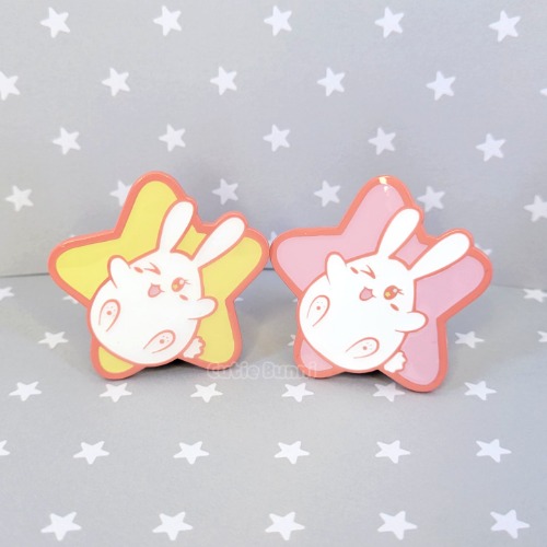 Bunni Star Enamel Pin - Yellow