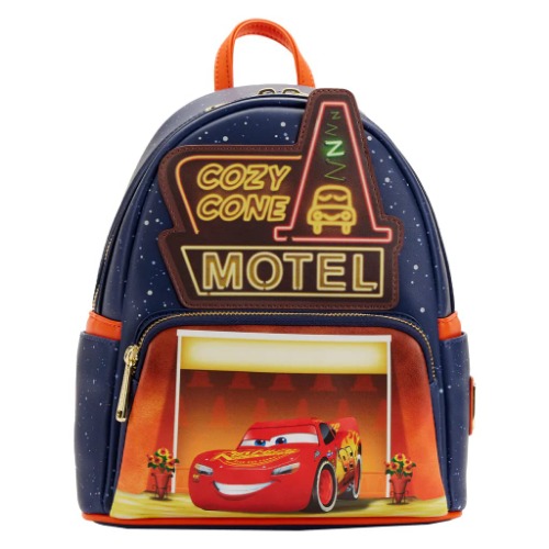 Loungefly Disney Pixar Moments Cars Cozy Cone Womens Double Strap Shoulder Bag Purse - One Size