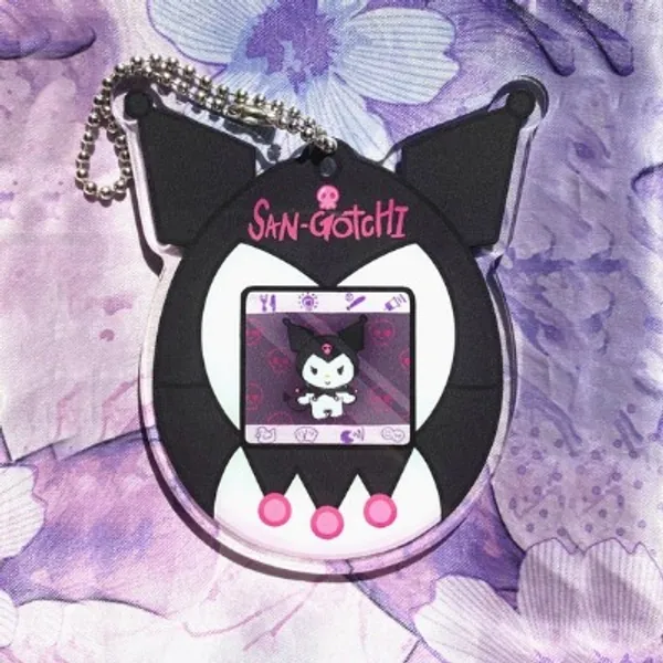 SANGOTCHI  Kuromi  Kawaii Acrylic Two-sided Keychain | Etsy