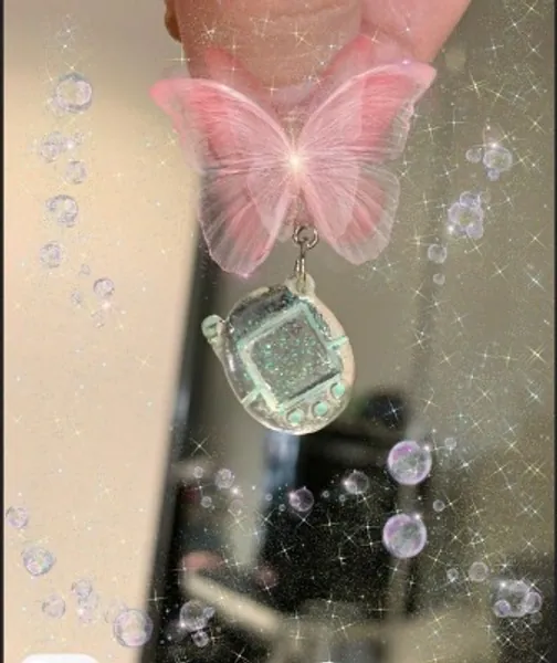 Mini Tamagitchi Charm | Etsy