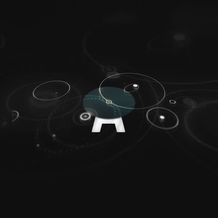Light Rings 2D Animated Scene Transition - Light Rings / 2D Animated