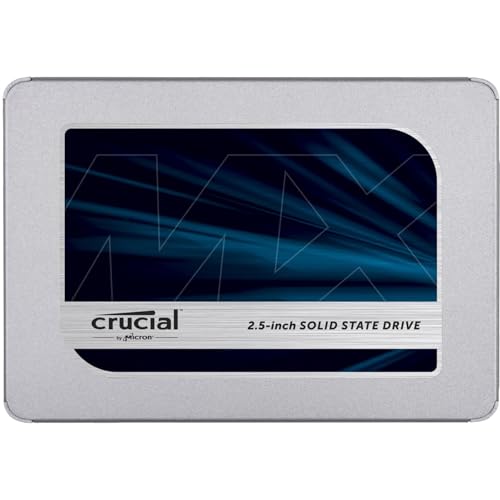 Crucial MX500 4TB 3D NAND SATA 2.5 Inch Internal SSD, up to 560MB/s - CT4000MX500SSD1 - 4TB