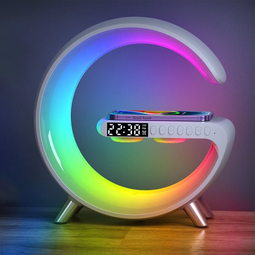 G Light Wireless Charger with Led Light - White