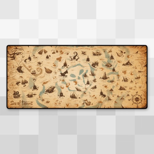 Pirate Lord's Map Desk Mat | Default Title
