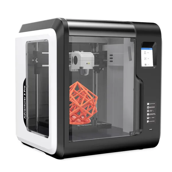 FLASHFORGE Adventurer 3 Pro 3D Printer with 150x150x150mm Printing Size Glass Build Plate&Self-Leveling &240℃ and 265℃ Nozzle Bundle - Adventurer 3 Pro
