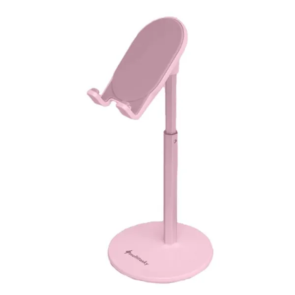 Multi-Angle Extendable Desk Cell Phone Holder & iPad Stand by Multitasky - Blush Pink