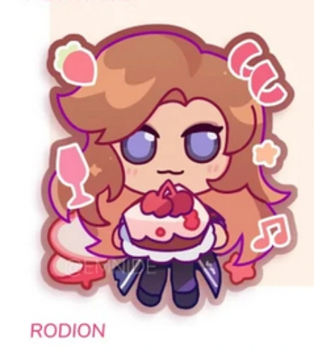 Limbus Company Charms, 2.25" - Strawberries and Cream Set-Rodion