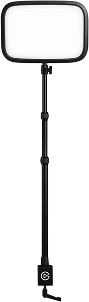 Elgato Key Light - Professional 2800 lumens Studio Light with desk clamp for Streaming, Recording and Video Conferencing, Temperature and Brightness app-adjustable on Mac, PC, iOS, Android - Key Light Single