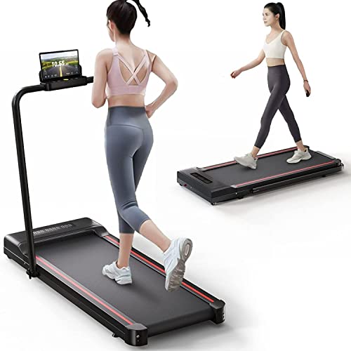 Sperax Treadmill-Walking Pad-Under Desk Treadmill-2 in 1 Folding Treadmill-Treadmills for Home-Black Red - black red