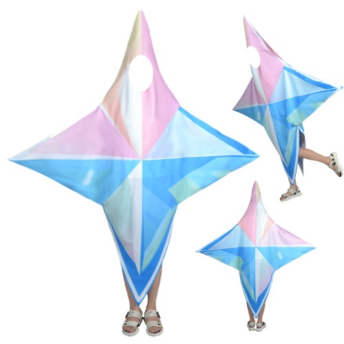 Game Genshin Primogem Cosplay Costume Primogem Four-Pointed Cloak Cosplay Outfit