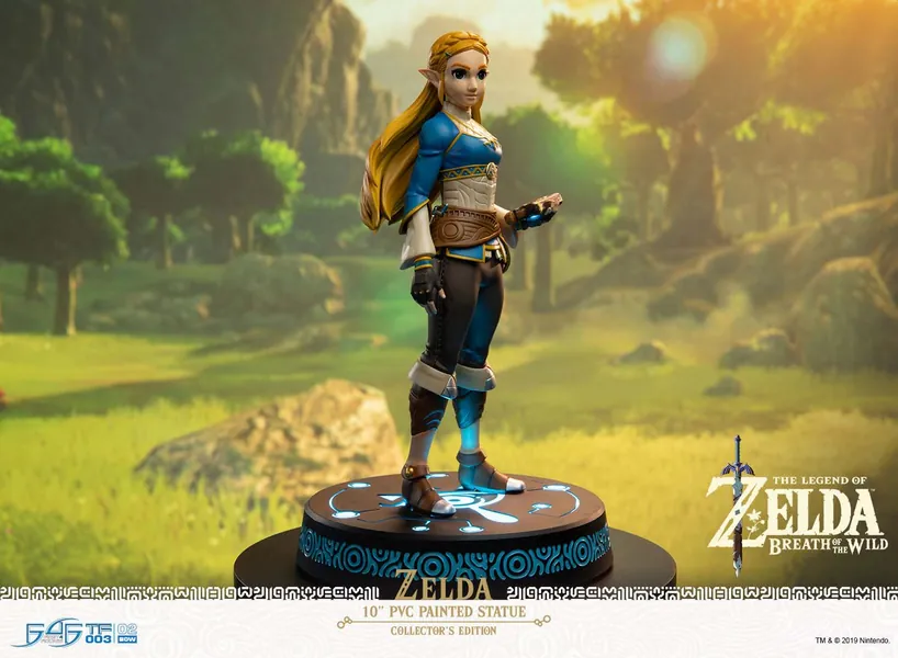 The Legend of ZeldA: Breath of the Wild - Zelda Collectors Edition - First 4 Figures Statue Figure [In Stock, Ship Today]