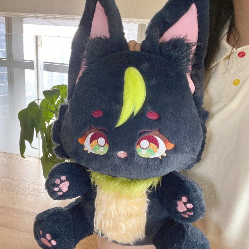 「In Stock」45cm Genshin Cat Tighnari Plush Tighnarimeow Cute Puppet | Default Title