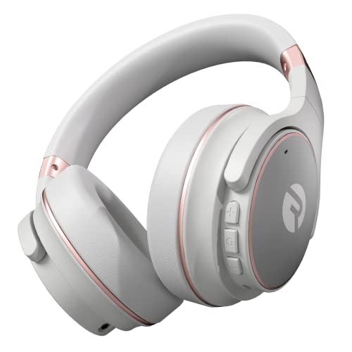 Raycon Everyday Wireless Bluetooth Over Ear Headphones, with Active Noise Cancelling, Awareness Mode and Built in Microphone, IPX 4 Water Resistance, 38 Hours of Battery Life (Rose Gold) - Rose Gold