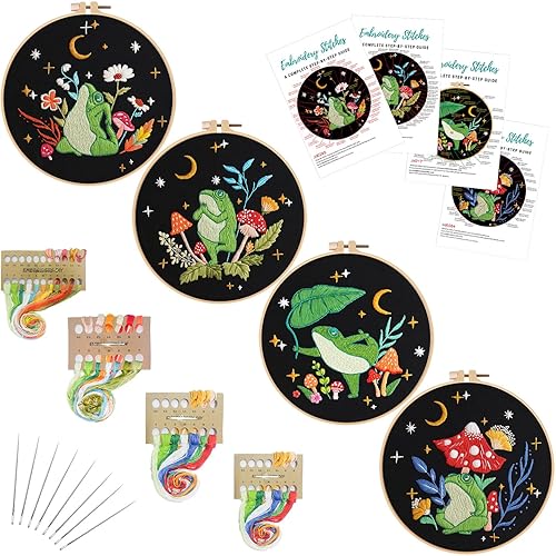 Frog Embroidery Kit !!!!!!!!!!!!!