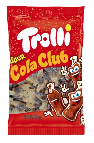 Trolli Sour Cola Lollies 1KG Bag