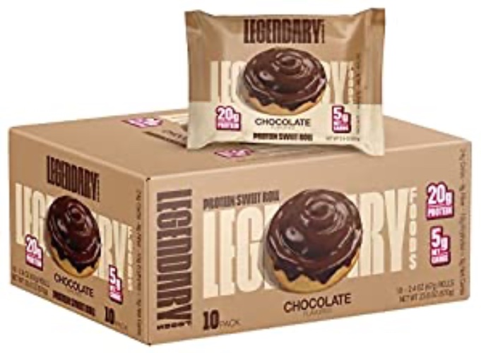 Legendary Foods High Protein Snack Chocolate Sweet Roll 