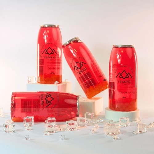 Bubble Tea Cans Red Reviver