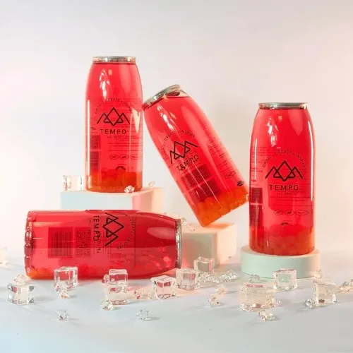 Red Reviver Bubble Tea Cans 