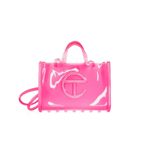 Melissa x Telfar Large Jelly Shopper - Clear Pink | Default Title