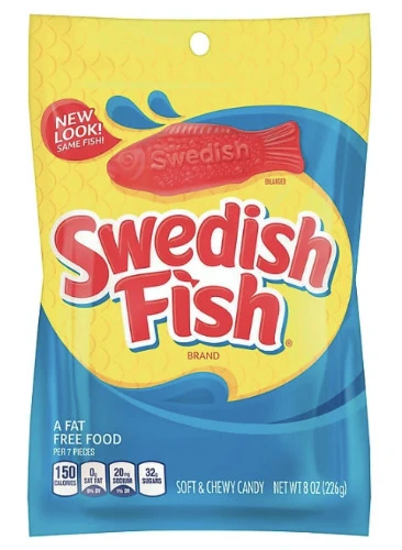 SWEDISH FISH Mini Soft & Chewy Candy, Family Size