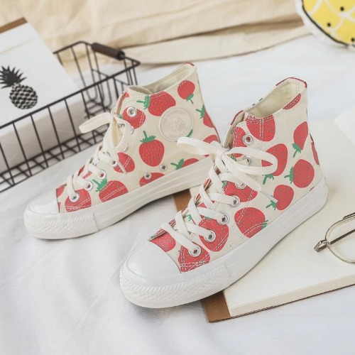 Berry Babe Sneakers - High Top / 7