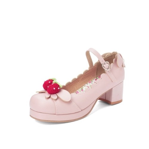 Berry Babe Mary Janes - Pink / 7