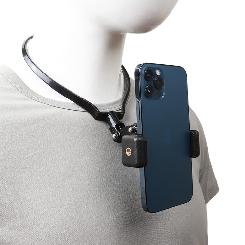 Pellking POV/Vlog Smartphone Selfie Neck Holder Mount for GoPro and Phone,Compatible with iPhone Samsung Smartphones,Hero 9, 8, 7, 6, 5, 4, 3, 2, 1 - 