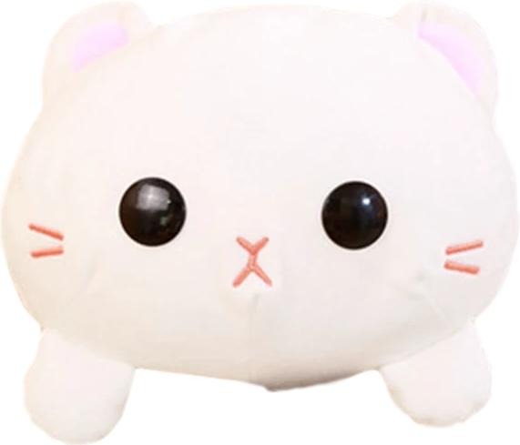 Round-eyed Kitty Plush (2 SIZES) - 18" / 45 cm