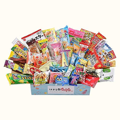 40 Japanese Candy & snack box and other popular sweets (Gift Box) - Gift Box