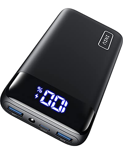 INIU Power Bank, 22.5W Bateria Externa Carga Rapida 20000mAh, Bateria Portatil PD3.0 QC4.0, Powerbank 3A (USB C Input&Output) LED Compatible con iPhone 13 12 X Pro Samsung Xiaomi Huawei iPad Airpods. - Black