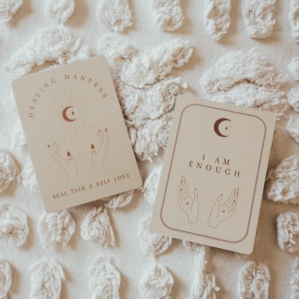 52 Affirmation Cards | Healing Mantra Cards | Self Care Cards | Self Love Tarot Deck | Oracle Cards |  | Mindfulness Cards |