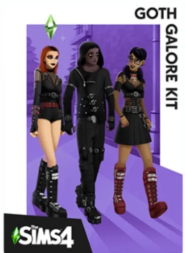 The Sims 4 Goth Galore Kit