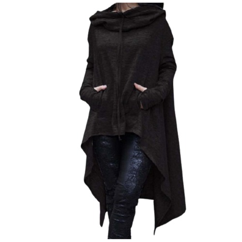 AMhomely Womens Hooded Poncho Sweatshirts with Kanga Pockets Full Size S-5XL