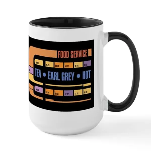 CafePress Tea, Earl Grey, Hot Mugs 15 oz (444 ml) Ceramic Coffee Mug