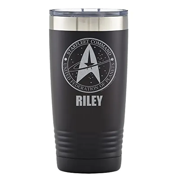 Let's Make Memories Personalized Star Trek Starfleet Logo Tumbler - For Dad - For Him