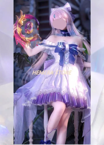 Kokomi Doujin-Disfraz de Genshin Impact para mujer, juego de Cosplay, Sangonomiya Kokomi - AliExpress 200000532