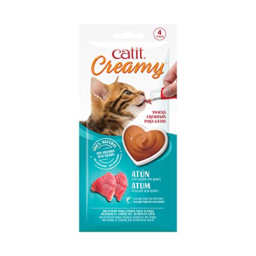 Comida húmeda para Gatos Catit Catit Creamy At·n 4x10g