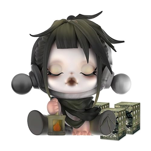 POP MART SKULLPANDA The Ink Plum Blossom Series Figures 3Boxes 2.5 inches Articulated Character Premium Design gifts for women Fan-Favorite blind box Collectible Toy Art Toy Action Figure - The Ink Plum Blossom Series - 3Boxes