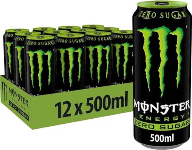 Monster Energy Original Zero Sugar - 12 x 500ml